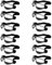 Toygogo Basketball Sport Brille Dribble Brillen 12er Set