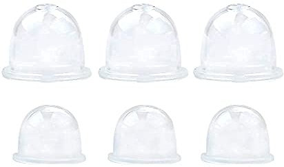Hoypeyfiy Primer Bulb Petrol Fuel Primer Bulb Carburetor Oil Cup (6pcs)