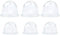 Hoypeyfiy Primer Bulb Petrol Fuel Primer Bulb Carburetor Oil Cup (6pcs)
