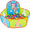 NUBUNI Piscina de Bolas : Piscina Infantil : Piscina Bolas para Parque Infantil : Piscina Bolas Bebe : Parque de Bolas : Mini Canasta Baloncesto Habitación C