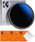 K&F Concept Nano K-Serie ND Filter 55mm Variabler Graufilter ND2-ND2000 (1-11 Blendenstufen)