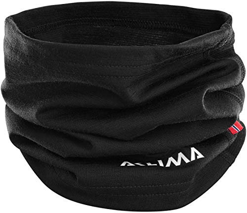 Aclima Warmwool Headover Schwarz, Merino Schals und Halstücher, Größe One Size - Farbe Jet Black