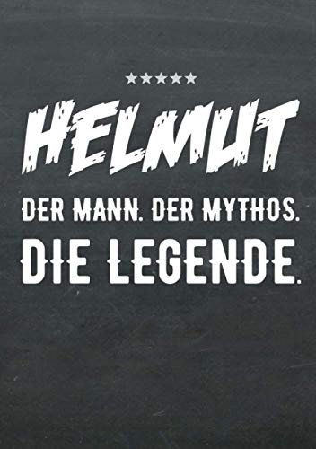 Buch-Kalender 2021 im Format A5 - Helmut, der Name, das Geschenk - Helmut, der Mann, der Mythos, die Legende: Kalenderbuch, Terminplaner und ... alle mit dem Namen Helmut, 1 Woche = 2 Seiten