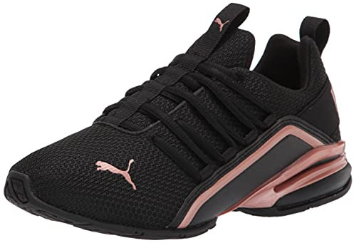 PUMA Axelion, Scarpe da Corsa Donna, Nero Oro Rosa, 35.5 EU
