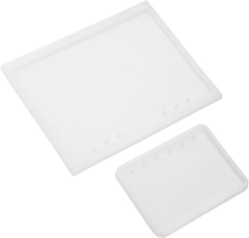 Silikonform für Notizbücher - Rechteckige Silikonformen für A5 und A7, Ideal für Epoxidharz-Projekte, DIY Notebook Cover und Silikonharzformen