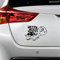 Aufkleber Turtle Schildkröte Autoaufkleber hetz mich nicht Car Sticker Schwarz