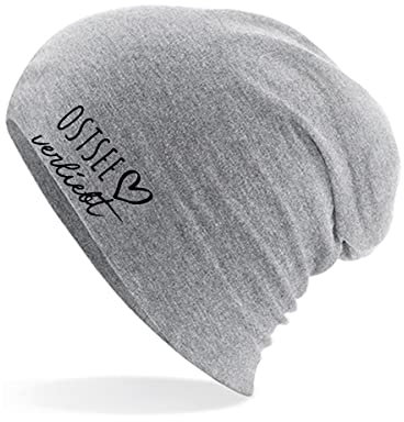 Huuraa Mütze Ostsee verliebt Geschenk Heather Grey Ostsee Accessoire