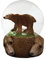 Wasserkugel - Braunbär von Deluxebase. Schneekugel mit Harzfigur und geformtem Sockel. Große Wohnkultur, Ornamente und Geschenke.