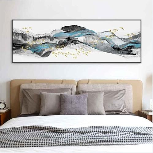HJJL Bilder Leinwand Wohnzimmer Große Größe Abstrakte Kunst Leinwand Malerei Druck Kunst Die Wandbilder Für Wohnzimmer Moderne Dekoration Nordic Poster