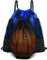 STAY GENT Drawstring Basketball Rucksack Fussball Rucksack für Jugendliche Turnbeutel Jungen Kinder Fußballtasche Soccer Volleyball Sportbeutel Outdoor mit Ballnetz Ball Tasche für Fitnessstudio Blau