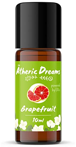 Ätheric Dreams | Grapefruit | Reines ätherisches Öl | 100% Naturrein für Aromatherapie, Massage & mehr | Für Duft Diffusor, Badezusätze & Co | 10ml