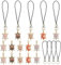 SUNNYCLUE 1 Caja 40pcs 5 Color Teléfono Charms Correa Kawaii Cellteléfono Charm Tortuga Mar Verano Hawaii Ocean Teléfono Charm para Mujeres Adultos DIY Monedero Llavero Moblie Teléfono Case Camera Bag