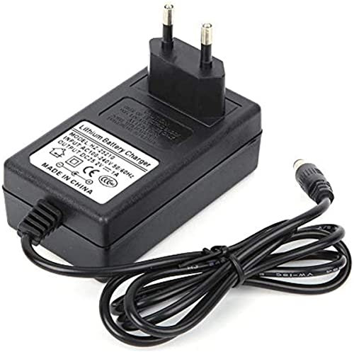Ezweiji 24V Netzteil, Netzteil Ladegerät für Massagepistole Ladekabel Netzadapter eingebauter Kurzschluss-/Überstrom-/Überspannungs für 24W Massagepistole Netzkabel(DC 24V/1A EU-Stecker)