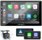 APHQUA Carplay for Car with 1080P Waterproof Backup Camera, 7'' HD Screen Car Stereo, Car Radio Receiver, Hands-Free Calling,Mirror Link,Siri,Google,AUX/FM, GPS Navigation, Airplay, for All Cars