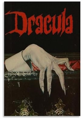 EVMILA Dracula-Filmkunst-Poster, dekoratives Gemälde, Leinwand, Wandposter und Kunstdruck, moderne Familienschlafzimmer-Dekoration, Poster, 50 x 75 cm