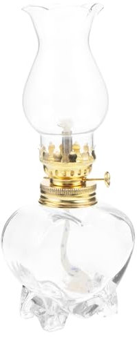 Warmhm Dekorative Petroleumlampe Aus Glas Vintage-öllampe Für Den Innenbereich Notbeleuchtung