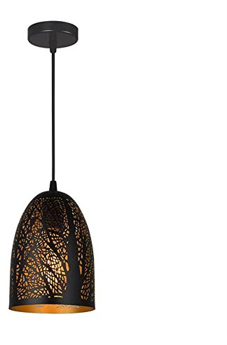 LUOYAOB Modern Pendelleuchte Retro Marokkanische Pendelleuchte Vintage Industrie Mosaik Kronleuchter Kreative Eisen Metall Loft Dekor Verstellbare Decke Hängelampe for Restaurant Cafe Bar Bauernhaus