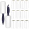 Littlegaofeithing 14 Rouleau Poils Animaux,Rouleau Adhesif Vetement AVCE 2 Poignée+ 2 Housse de Protection,pour VêTements, Cheveux, Canapé, Lit, Poils de Chat et Chien