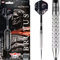 BULL'S Brutus Grandis 80% Tungsten Steeltip Darts | Präzisionsgefertigte Schwergewichts Darts 30g | Gerades Barrel mit Ringförmigem & Geriffeltem Griff | Inklusive Series 100 Brutus No.2 Flights