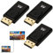 Watlikeup 3PCS 4K 1080p DP Male to HDMI Female Adapter, DisplayPort to HDMI Converter for Desktop, Laptop, Projector, Monitor, HDTV, Monitor