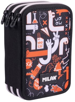 MILAN® Federmäppchen mit 3 Etagen mit speziellem Inhalt