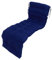 Hztyyier Outdoor Chaise Lounge Kissen Water Fade- Polyester Stoff mit Krawatten für Terrassen Rasengarten Pool Im Innenbereich Im Freien Im Freien Im Freien (Navy blau)