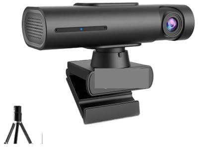 4K PTZ Camera mini Streaming Webcam 2K QHD PC Camrea AI Tracking & Auto Zoom, with Microphone, for Business Conferencing(4K)