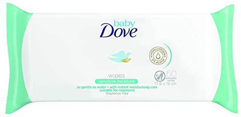 Baby Dove Fragrance Free Moisture instantly moisturising baby wipes Wipes for delicate skin 50 pcs