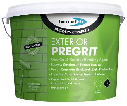 Exterior Pregrit Bonding Agent for Render Pale Green 1 10L (Single)