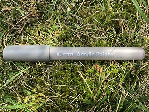 KUNSTIFY Acrylstifte Einzeln Toner Grey Marker permanent wasserfest, Filzstift Folienstift für Holz DIY-Handwerk Glas Metall Stein Papier Stoff Fotoalbum Geschenk Leinwand
