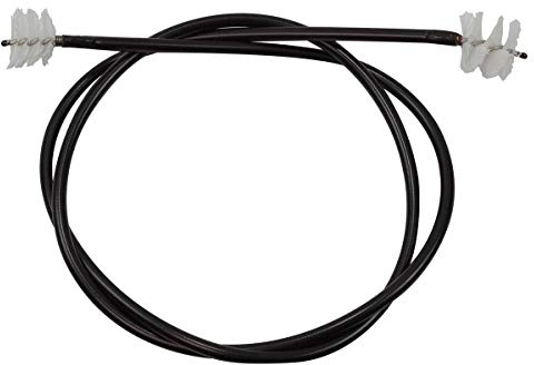 Champion Trumpet Pipe Tube Cleaning Rod Snake Brush - Black | Twin Bristle Head for Excelent Cleaning in Hard to Reach Areas of Brass Instruments