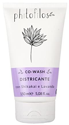 Phitofilos Co-Wash Detangling mit Shikakai und Bio-Lavendel, Reinigungsspülung: die Alternative zum Shampoo für alle Haartypen, schonende Waschalternative (1x150Milliliter)