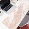 CustoMade Tapis de Souris Fille Ins Vent Simple Texture Géométrique Nordique Grand Clavier Table Mat Ins Fissure de marbre 16X35X0.16 in