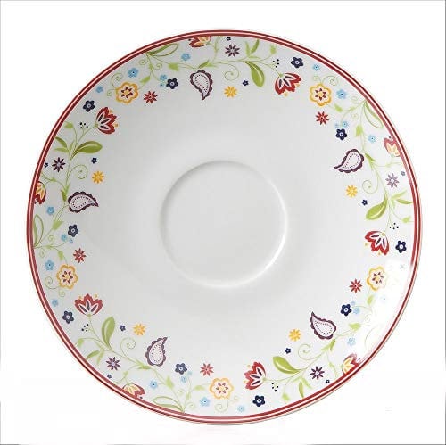 Flirt by R&B Teller, Rund, 16 cm, 6er Pack, Blumig, Hochglänzend, Spülmaschinengeeignet