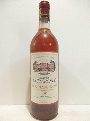 bordeaux château guiteronde rosé 1985 - bordeaux