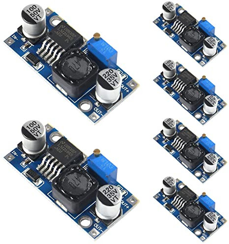 AOICRIE 6 STÜCKE DC/DC-Abwärtswandler 3,0-40V bis 1,5-35V Netzteil-Abwärtsreglermodul (6PCS)