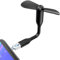 N NEWTOP Mini Ventilatore Micro USB e USB OTG Tascabile Regolabile Flessibile Ventola Raffreddamento Aria Portatile da Viaggio Fan per Cellulare Smartphone Computer Notebook Tablet (Nero)