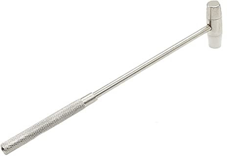 Mini Martello per Orologiaio,Mini Hobby Hammer,Martelletto da Orologiai in Acciaio Inox,Martello da Orologiaio in Acciaio Inox,con Manico Antiscivolo per Legno,Pelle,Gioielli,Artigianato e Bricolage