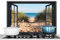 KitchenYeah© Küchenrückwand Platte Spritzschutz Küche Deko Aluminium Platte Spritzschutz Herd Alternative für GlasplatteDurchblick - Strand - See - Sand - Wasser - Strandhafer - Dune - 80x55 cm