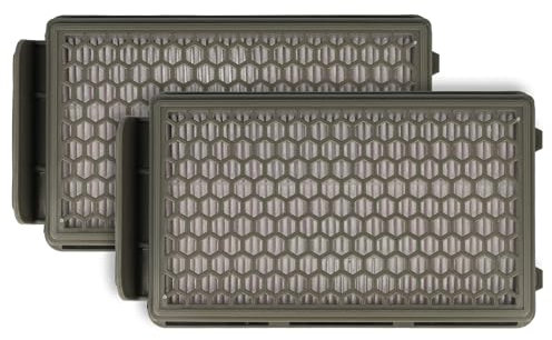 vhbw set da 2x filtro compatibile con Rowenta RH8147WA, RH8155WA, RH8165WA, RH814, RH815, RH816 aspirapolvere - Filtro HEPA anallergico