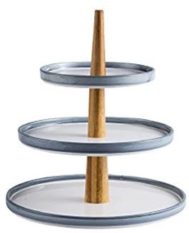 GaRcan Frutero Soporte para Magdalenas de 3 Niveles con Platos Plato de Frutas Mesa de Postre Soporte para Pasteles de múltiples Capas Plato de Postre Plato de Frutas secas Ban