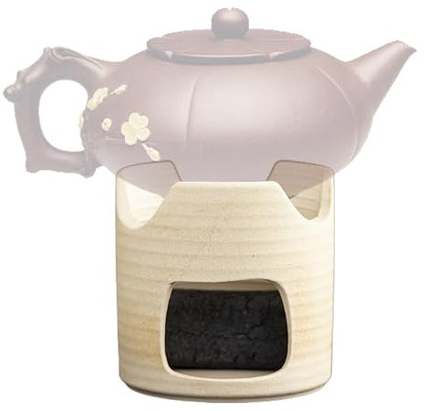 Teiera in ceramica, Teiera in ceramica, Ceramica grezza con riscaldamento a fiamma aperta con manico, caffettiera, teiera vintage in porcellana, caffettiera Pekmar