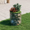 Vopese Gaviones de Piedra, Gaviones Metálicos Decoración de Jardín Poste Circular de gaviones Acero galvanizado Ø50x50 cm