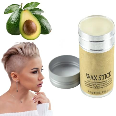 Haarwachs Stick,Wachs-Stick für Haare,Wachsstab für Haar,Haarfinishing Cream Stick für Styling, Feuchtigkeitsspendendes Wachs für Damen und Herren