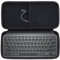 Lebakort Hart Reise Schutz Hülle Etui Tasche für Logitech MX Keys Mini Kabellose Kompakt Bluetooth Tastatur (Schwarz)