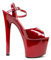 EZILITA Tn-091 Damen Plateau Sandalen red43