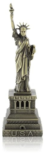 Cyrank Freiheitsstatue, Metall, New York City, Souvenir, Sammlerfigur, Statue, Heimdekoration, Gebäudemodell, Geschenk, Schreibtischdekoration