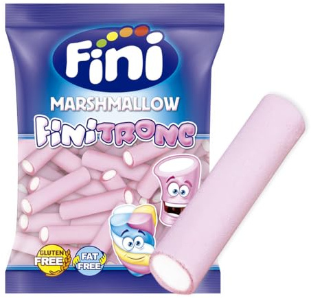 iChuches | Marshmallow Fini - Finitronc | Nubes de diferentes formas - 125 Unidades | Ideal para Celebraciones, Cumpleaños, Mesas Dulces, etc. (Nubes Rosas)