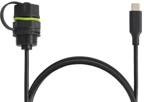 PENGLIN 1 Stück M20 IP68 Wasserdichter USB 3.1 Typ C Koppler, Outdoor USB C Stecker zu Buchse Panelmontage Adapter