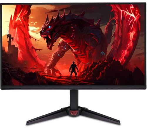 Acer Nitro VG0 (VG240YGbmipx) 23.8 Full-HD Gaming Monitor 60.5 cm (23.8 Zoll), IPS, 120Hz, 99% sRGB, 1x VGA, 2x HDMI, Audio In/Out [Energieklasse C] (UM.QV0EE.G01)